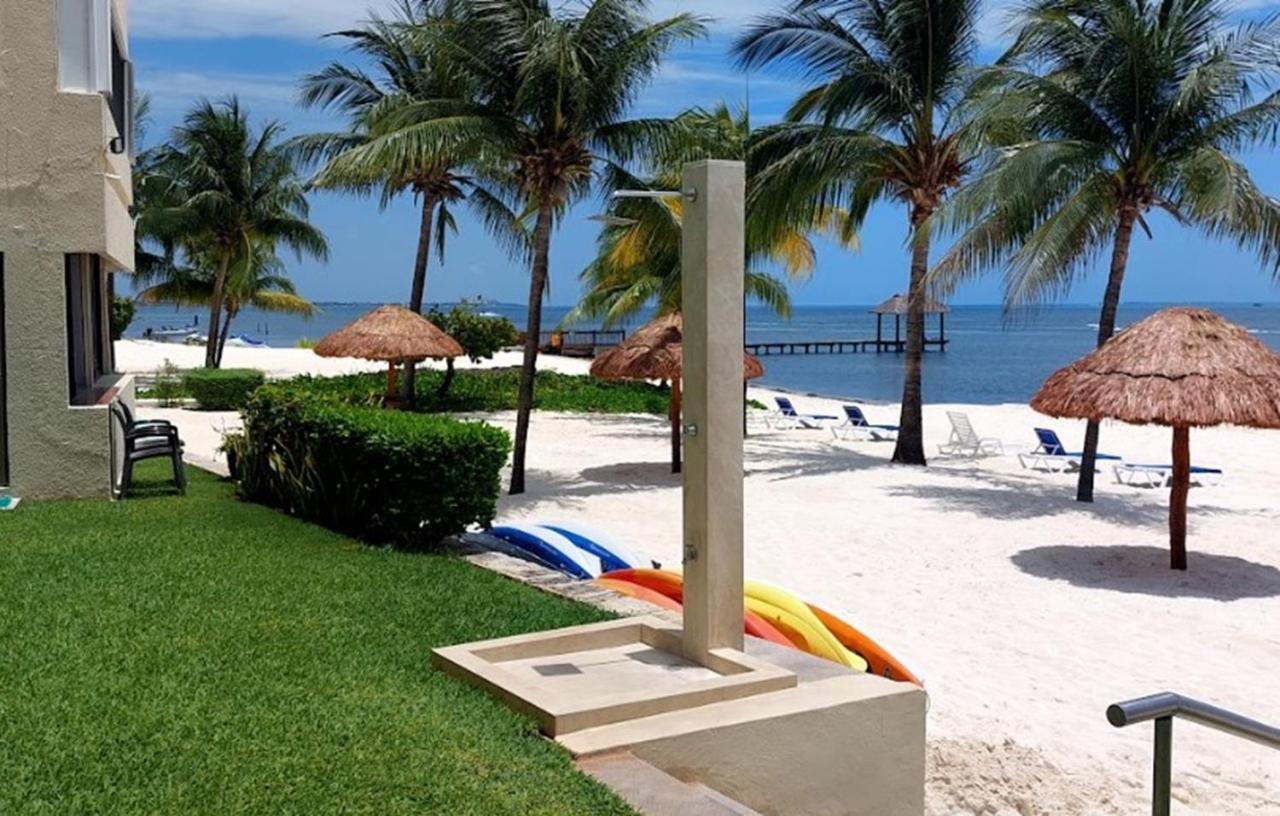 Oceanfront Condo At Unique Location Cancún Exterior foto